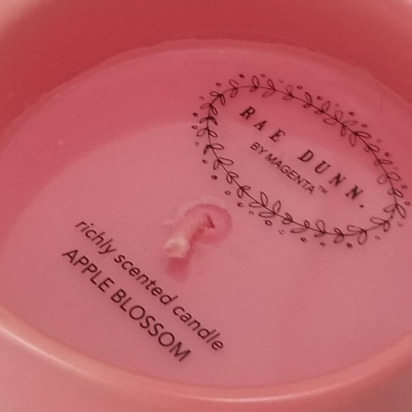 Rae Dunn #1 MOM ceramic candle PINK COLORED - Picture 3 of 3